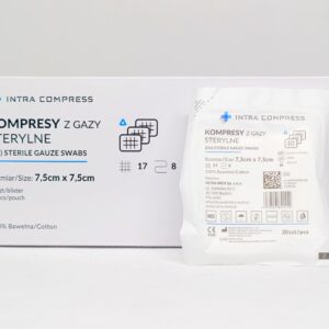 Sterilní plynový obklad 7,5*7,5 cm 20 ks blistrů 17N 8W